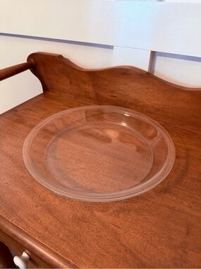 Vintage PYREX Clear Borosilicate Glass Pie Plate (10in)